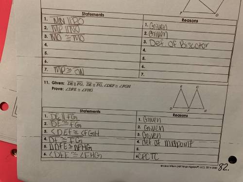 Unit 4 homework 7 geometry