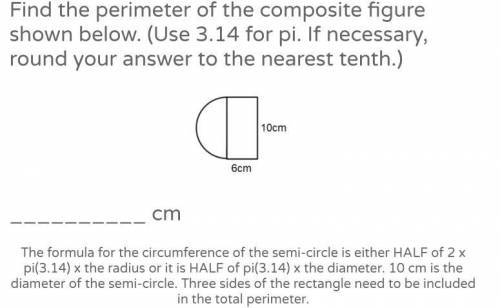 Can you help me find the perimeter pls ?
