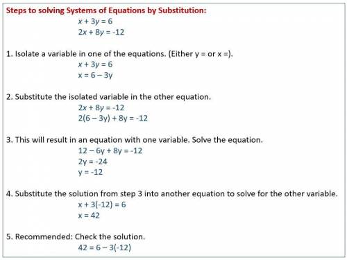 How do I solve the system of equations?