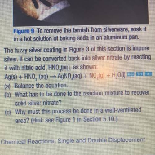 I only need the answers to B and C:

B) What has to be done to the reaction mixture to recover sol