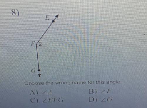 Name each angle in four ways.
Please help