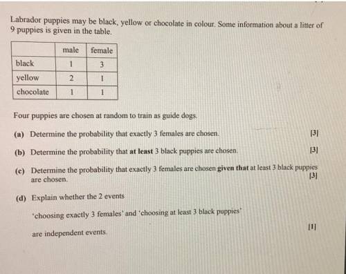 A-level probability question can anyone help me please?