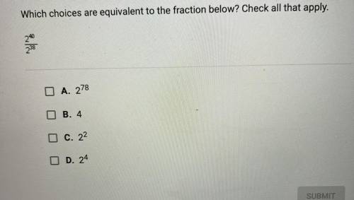 So I got the initial answer. I just don’t know how to find the equivalents
