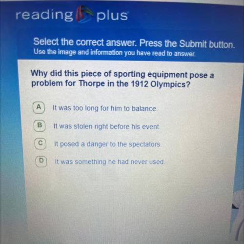 Why did this piece of sporting equipment pose a problem for Thorpe in the 1912 Olympics?