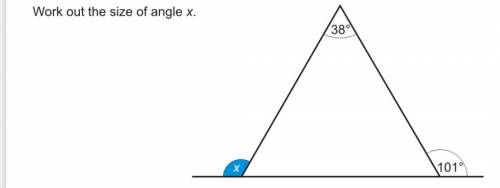 Angle of Triangle ( x )