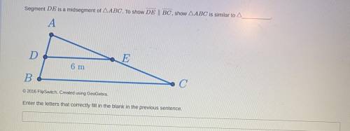 Which triangle is ABC similar to ?