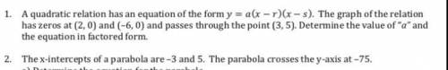 Please help with question 1