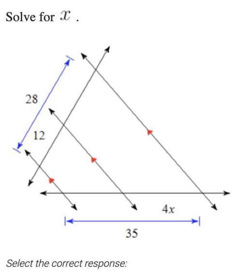 Solve for x. 3, 4, 5, or 6?