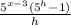 \frac{5^{x-3}(5^{h}-1)  }{h}