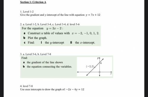 Need help with 1 and 3