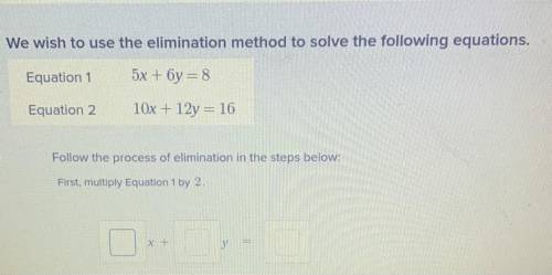 First, multiply Equation 1 by 2.