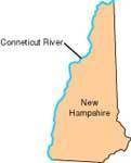 Help me thanks guys <3 :What defines the western boundary of New Hampshire?

A) the White Mount
