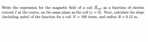 Help. Magnetic field problem.