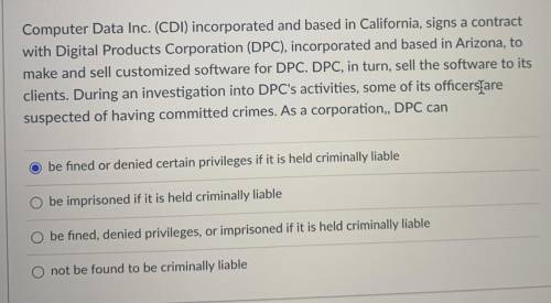 Computer Data Inc. (CD1) incorporated and based in California, signs a contract

with Digital Prod