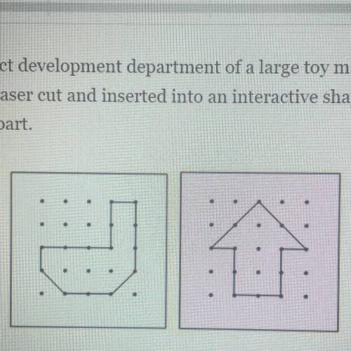 You're working in the product development department of a large toy manufacturer. The two grids

y