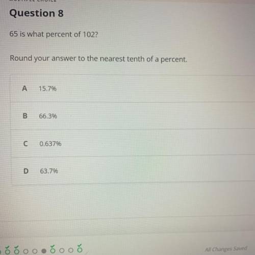 65 is what percent of 102? please help!