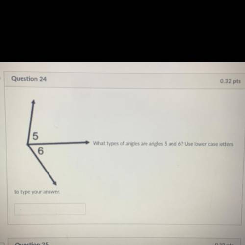 What is the angle for angles 5 and 6