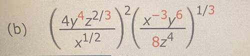 (1.) Using exponential notation, we can write ^3√19 as ….

(2.) Write the radical expression using