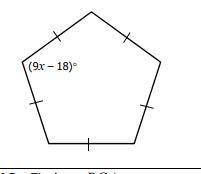 What is the value of x? Then determine the measure of each angle.