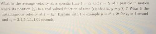 This is a calculus question can anyone please answer it thanks