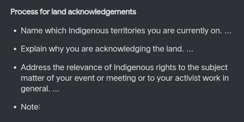 What to write for a land acknowledgment