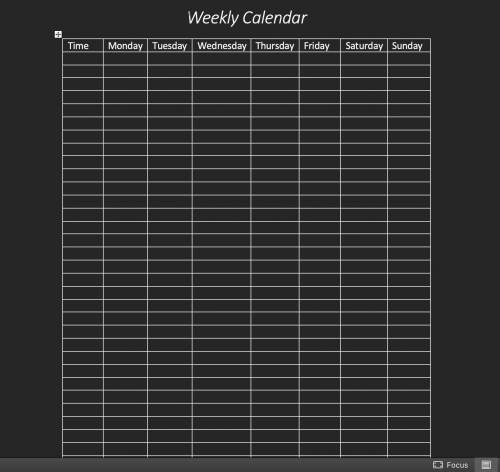 Progression Portfolio & Journal 2 Outline: Time Management

1- Weekly Planning CalendarRecord