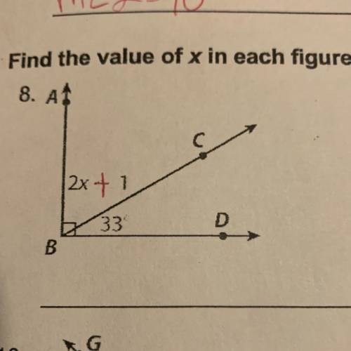 Find the value of x I need to know