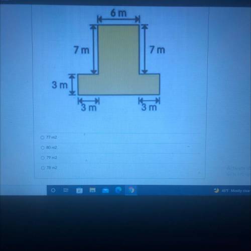 What is the area of the composite figure