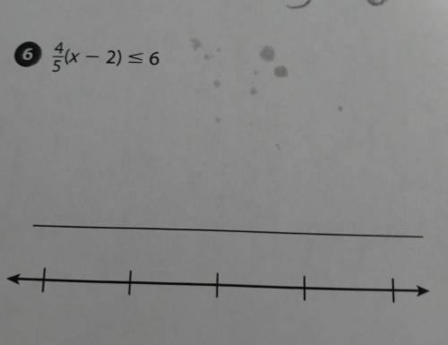 Please help with answer and number line