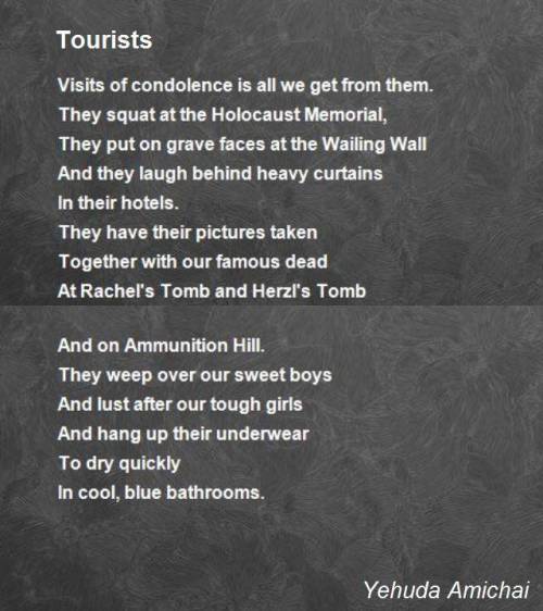 A short poem about domestic tourist
Please