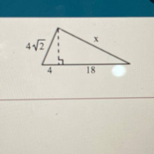 Find the value if x.
PLS SOMEONE HELP ASAP
