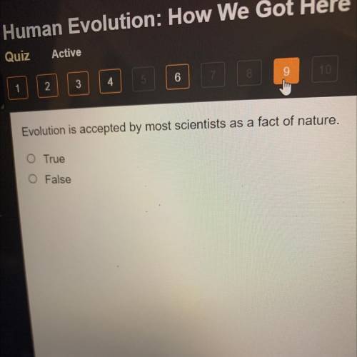 Evolution is accepted by most scientists as a fact of nature