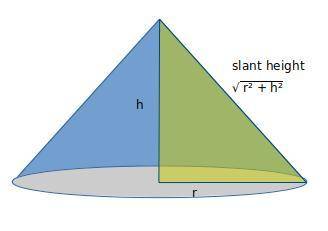 Pls help

A right circular cone has a lateral surface area of 188.50 square inches. If its slant he