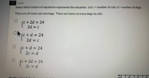 What is the correct answer need it ASAP PLEASE