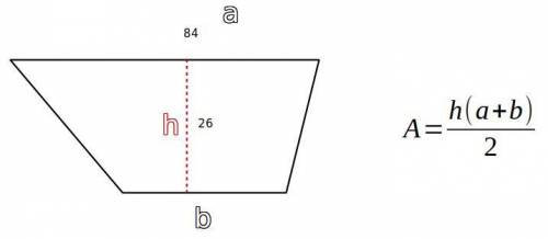 The area of trapezium is 1586cm² and the distance between sides is 26cm.If one of the parallel sides