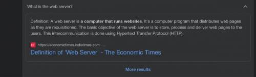 What is the purpose of a web server? What is the purpose of a web browser?