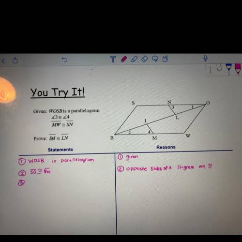 Help me finish this geometry proof