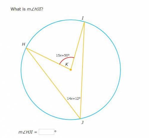 What is the measurement of angle HJI