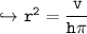 \\ \tt\hookrightarrow r^2=\dfrac{v}{h\pi}