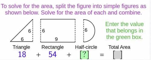 Please help on the half circle one