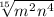 \sqrt[15]{m^2n^4}