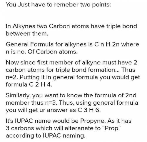 Name of the member of alkyne which contain equal number of carbon and hydrogen