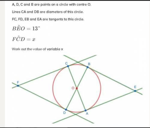 Circle theorem 
This is a very easy question but i just can't seem to be able to answer it