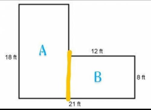 In this polygon, all angles are right angles.

What is the area of this polygon?Enter your answer i
