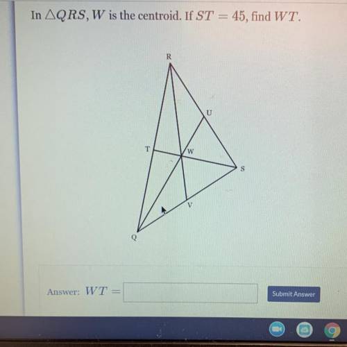 10th grade geometry 
The answer is NOT 45