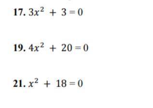 Solve each equation (Algebra 30 points)