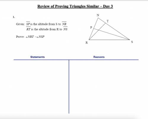 Triangle Similarity Proof! Please provide the reasoning along with the theorem/postulate/definition