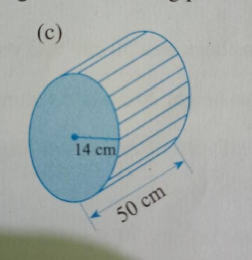 What is a formula to calculate the area of cross section when the figure is in circular shape