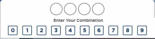 Figure out the 4-digit number combination.