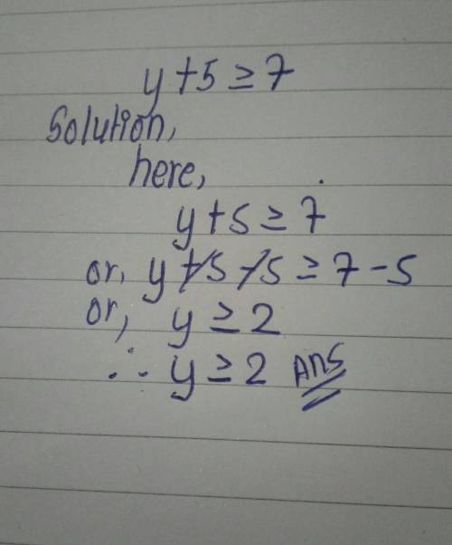 1. Solve the following inequality on your own paper and select the best answer below.